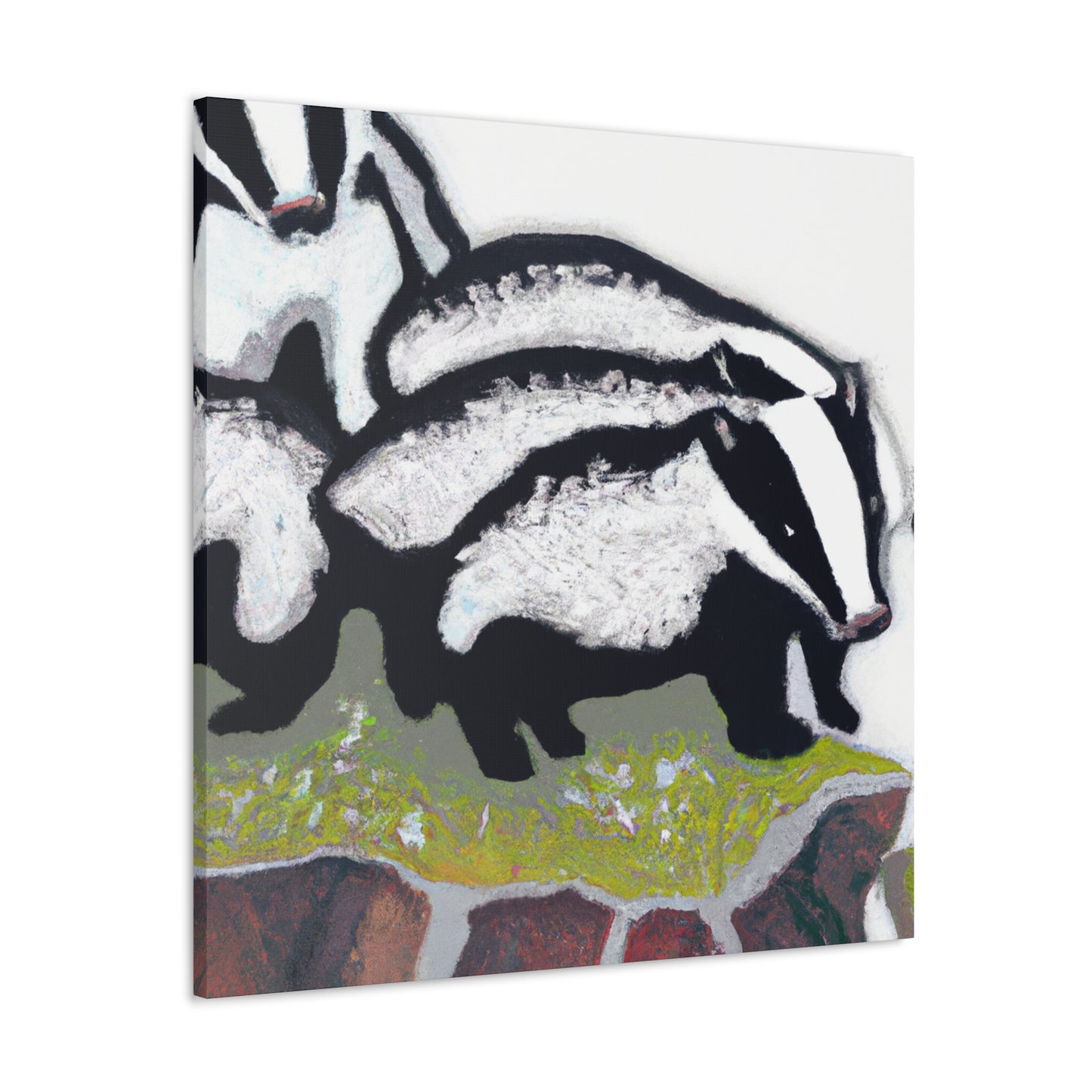 Badger's Abstract Emotion - Canvas