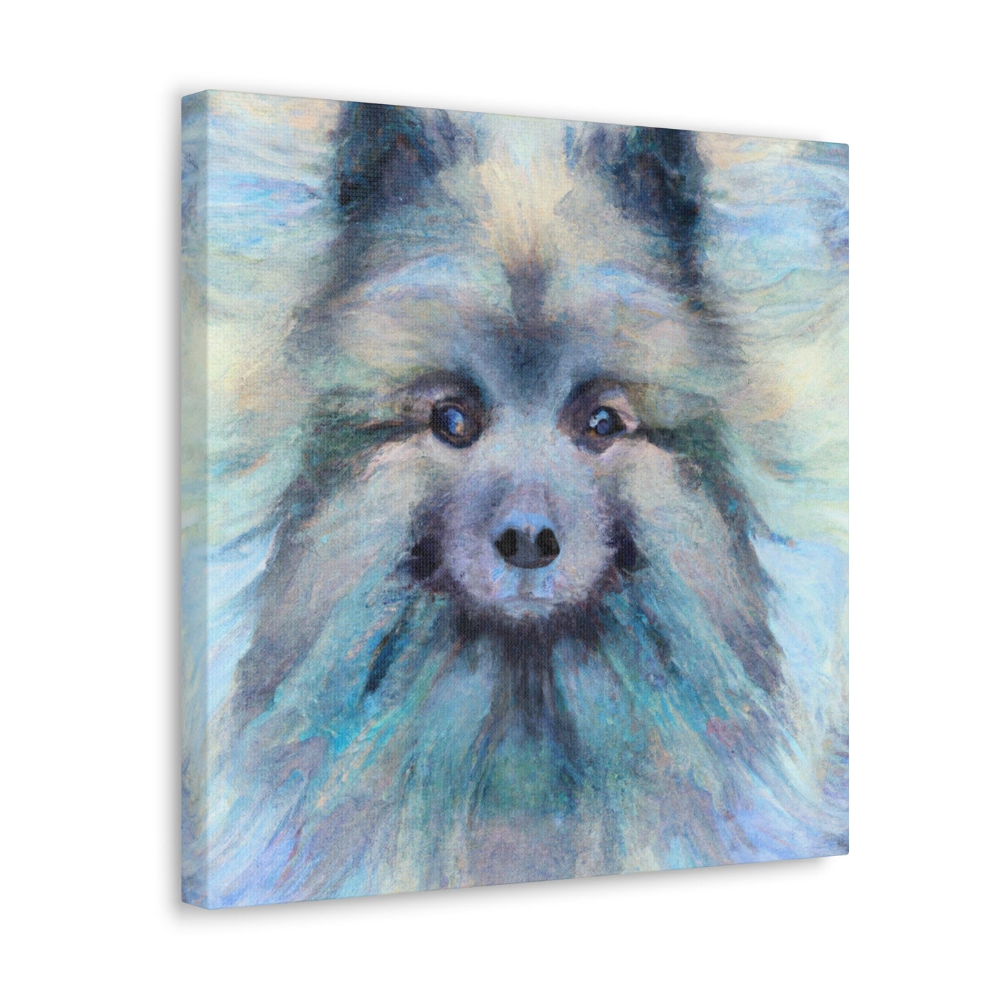 Keeshond's Hyperrealism - Canvas