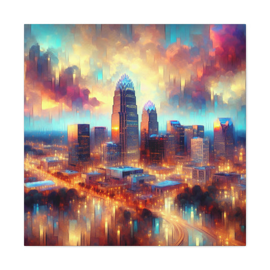 Vibrant Urban Metropolis - Canvas