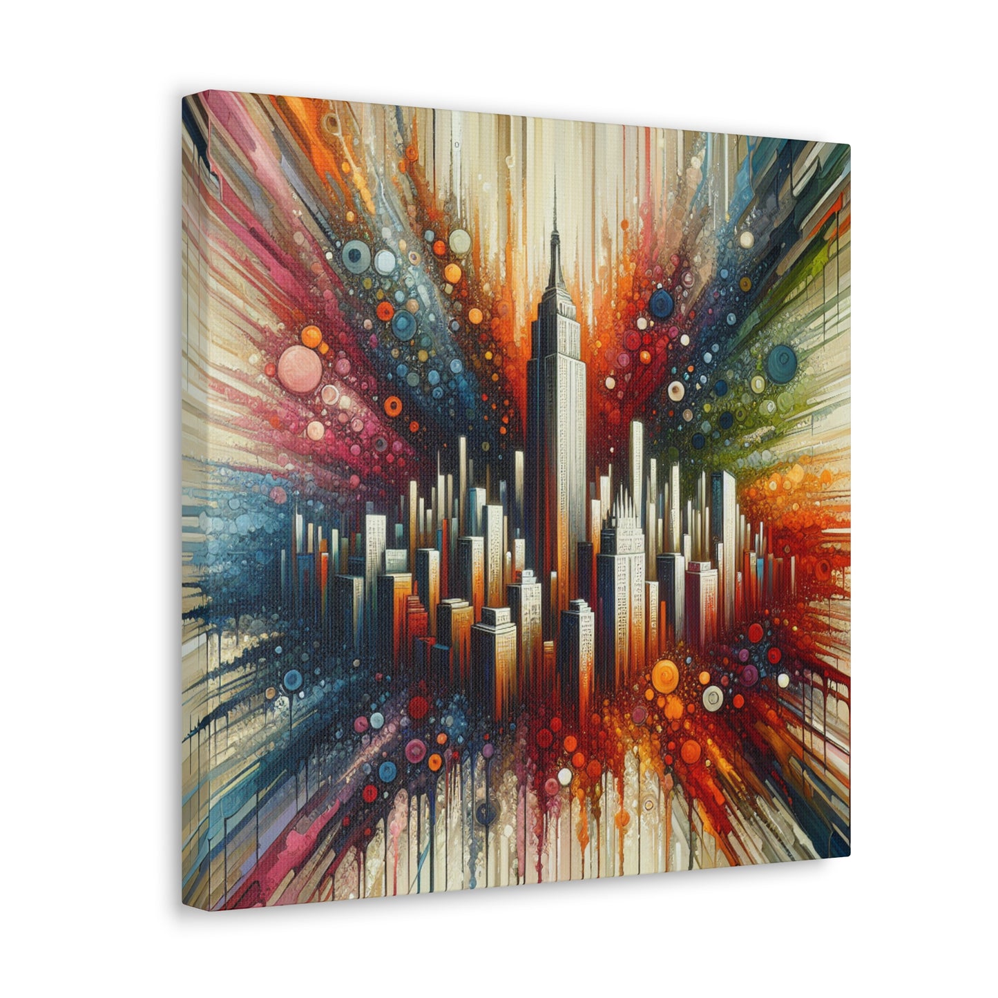 "Urban Rhythm Elegance" - Canvas