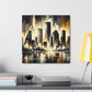 "Dynamic Urban Horizons" - Canvas