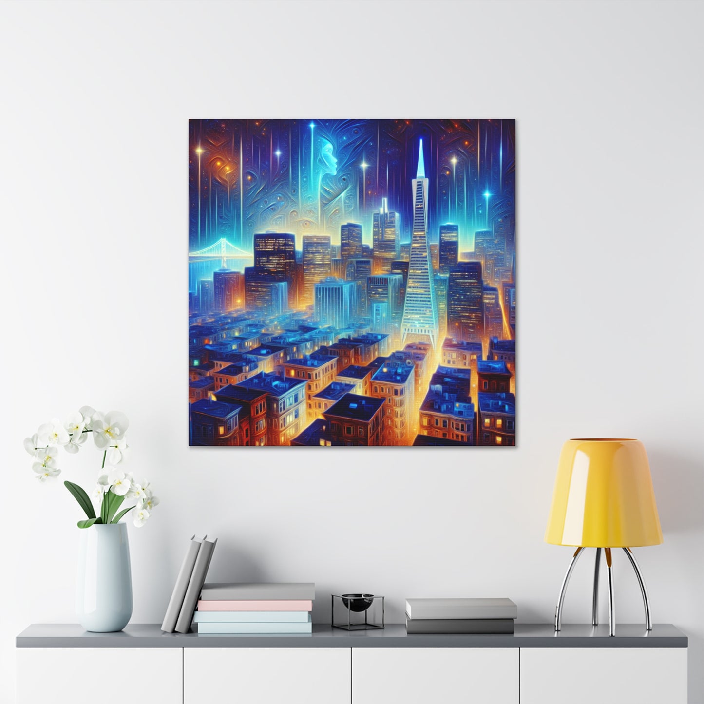 Mystical City Reverie - Canvas