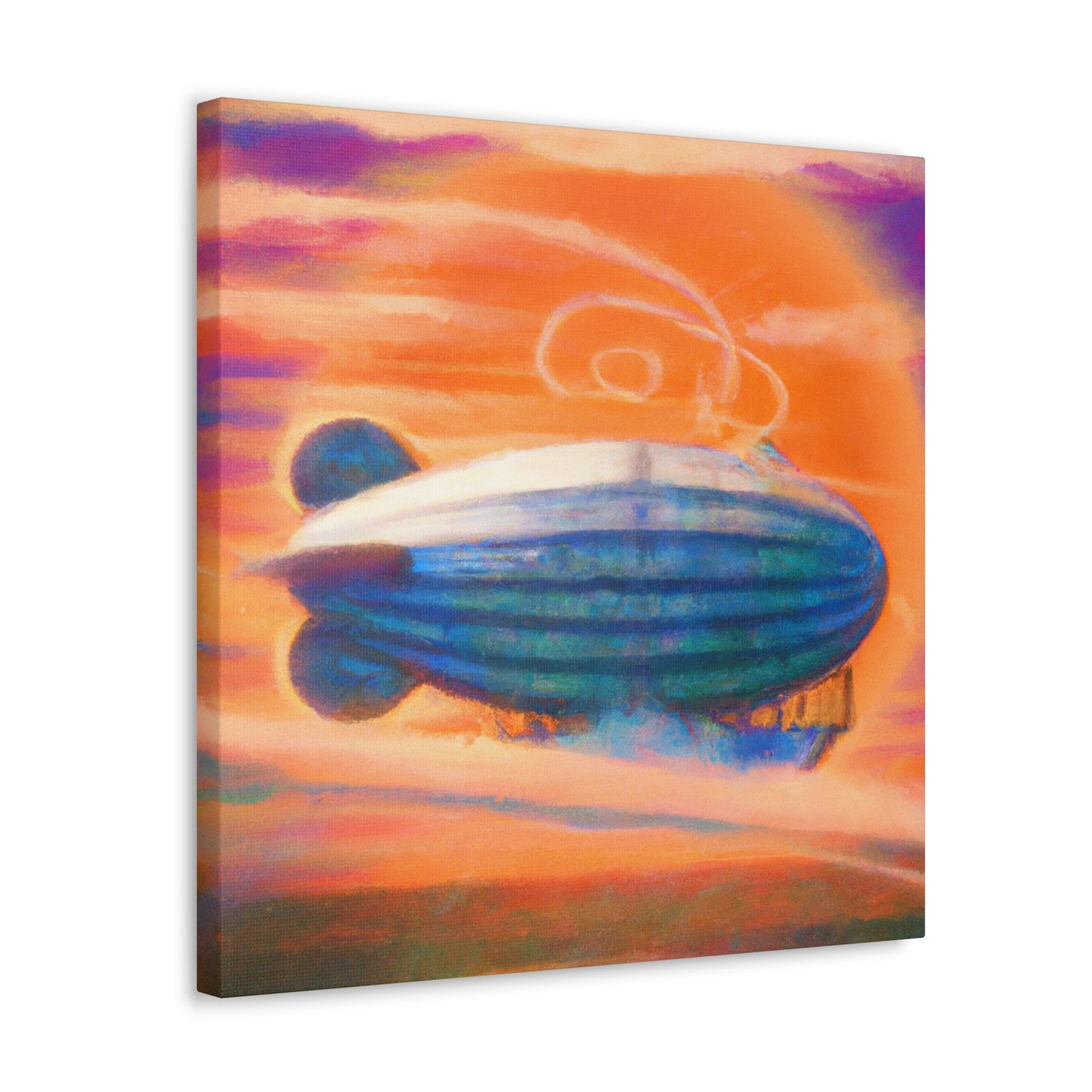 "Aeronautic Grandeur Scene" - Canvas