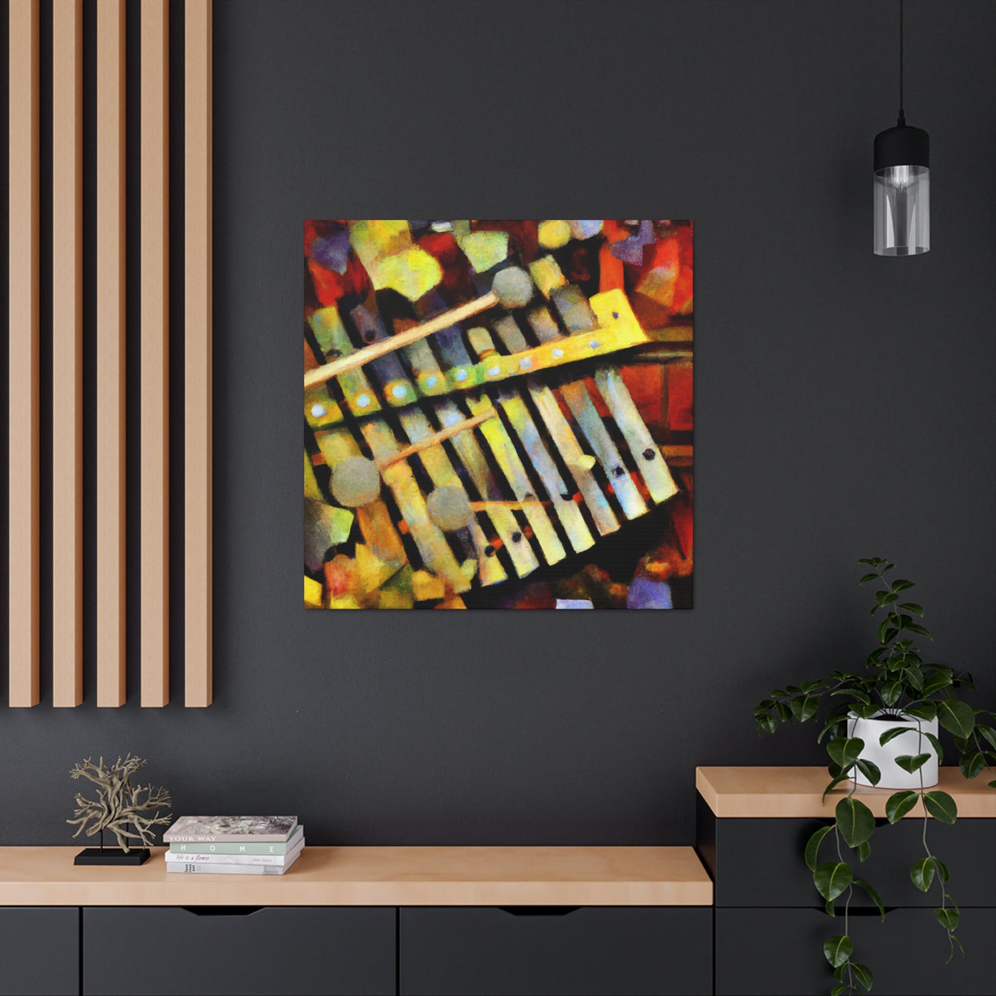 Xylophone in Impressionism - Canvas