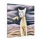 Caracal in Surrealism - Canvas