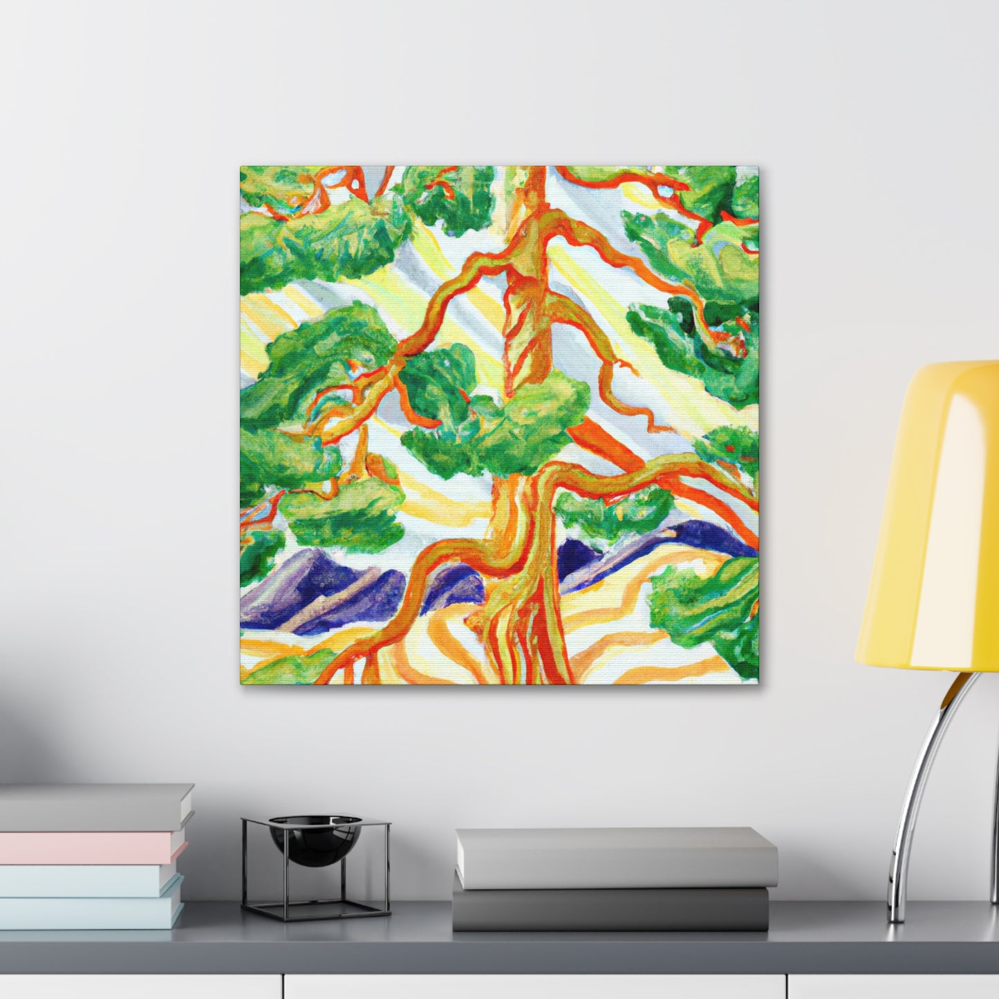 "Cedars in Moonlight Glow" - Canvas