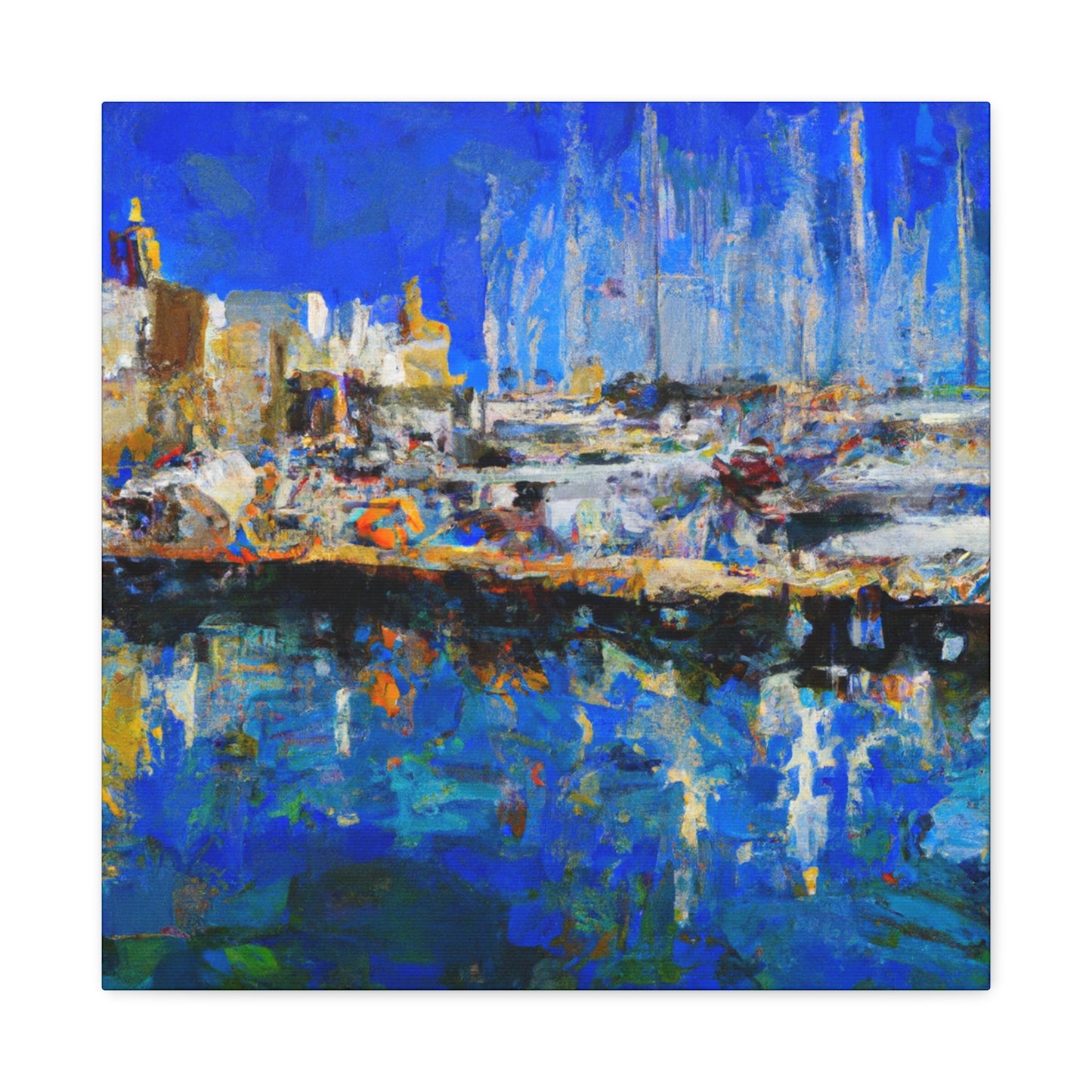 Harbor at Sunrise - Canvas