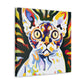 Devon Rex in Bloom - Canvas