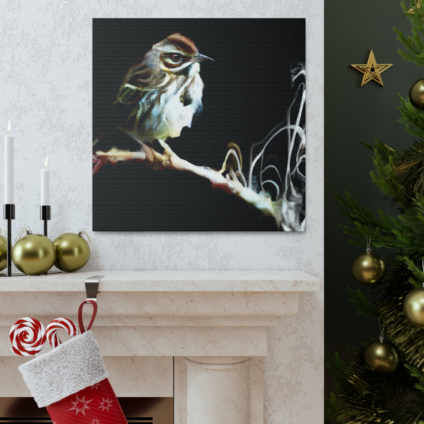 "Song Sparrow Serenade" - Canvas