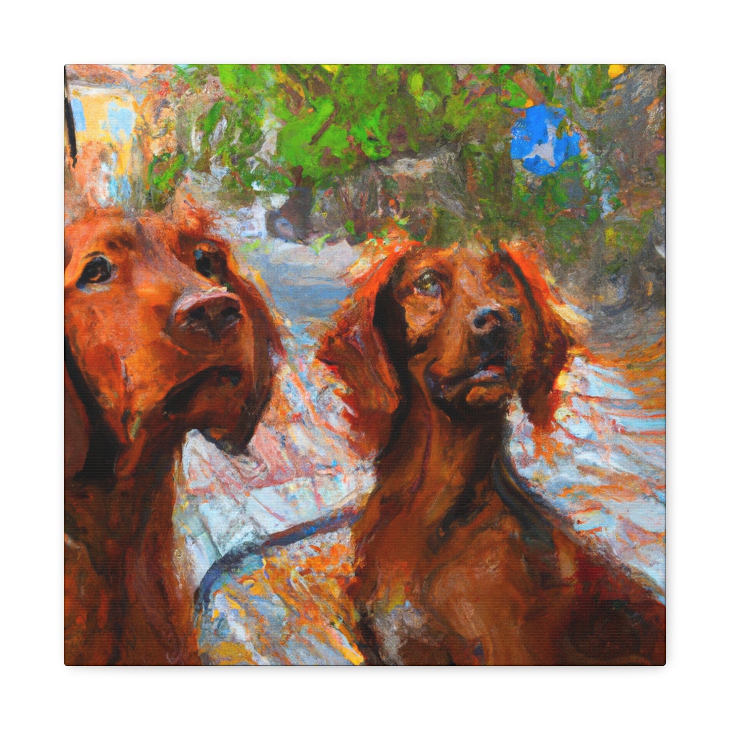 Irish Setter Portrait - Canvas