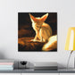 Fennec Fox Impressionism - Canvas