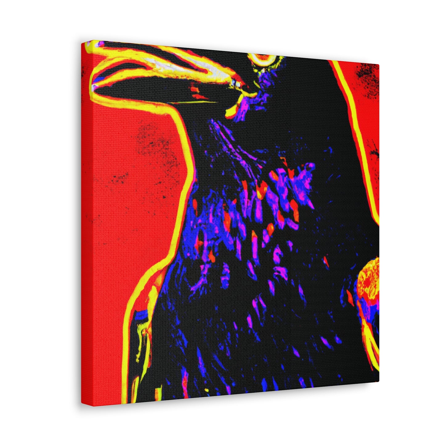 "American Crow Pop Art" - Canvas