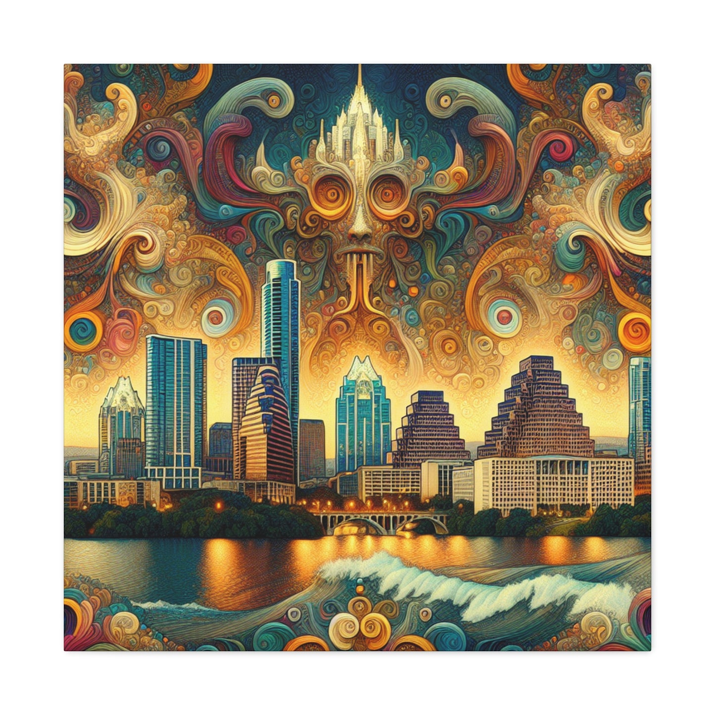 "Enigmatic Austin Dreamscape" - Canvas