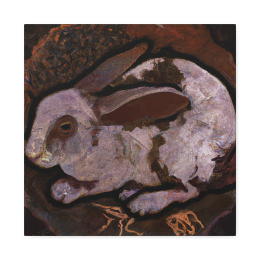 Rabbit in Baroque Style - Canvas