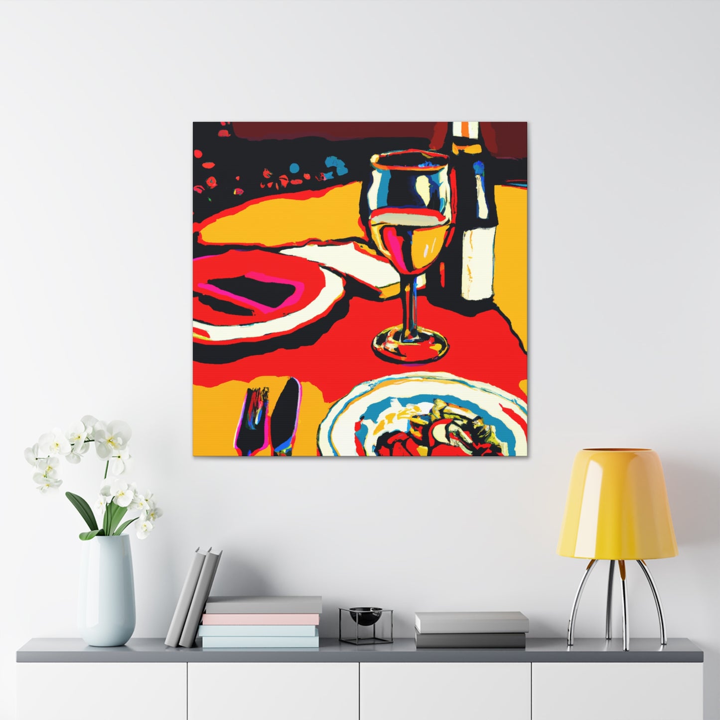 "Dining In Splendor." - Canvas