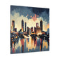 Urban Elegance Unveiled - Canvas