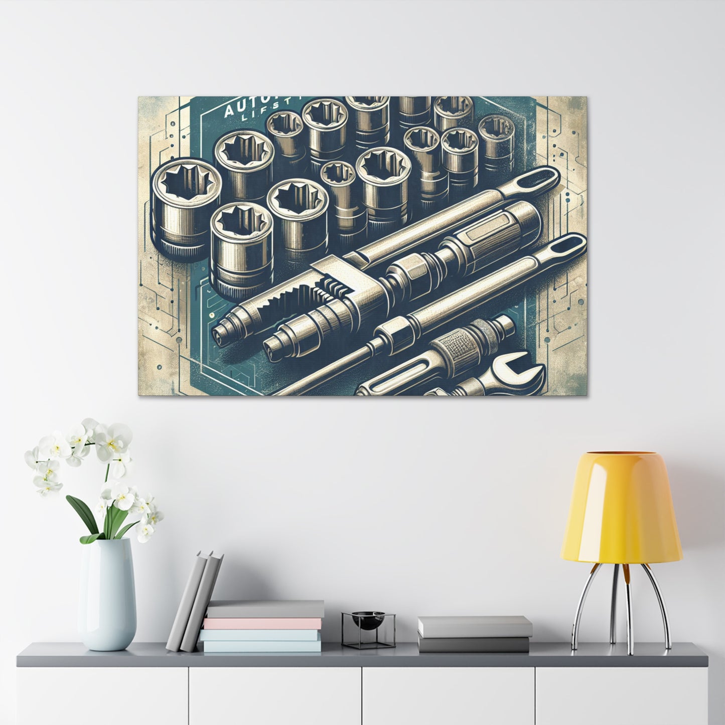 "Mechanical Harmony Unleashed" - Canvas