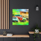 Vintage Pickup Truck Art - Canvas