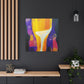 "Wine Glass Reflection" - Canvas