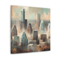 "Serene Simplicity: Austintopia Unveiled" - Canvas