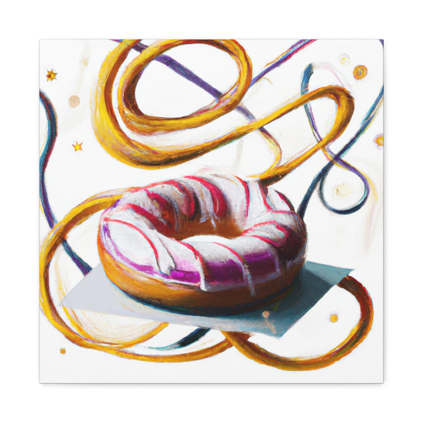 "Doughnut Rococo Dream" - Canvas