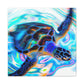 Sea Turtle Mural. - Canvas