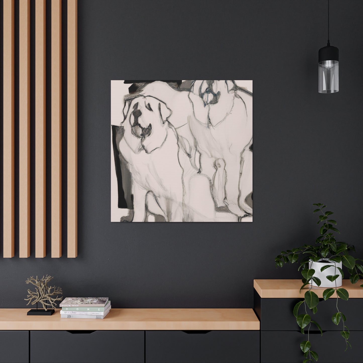 "Glorious Pyrenees Portrait" - Canvas