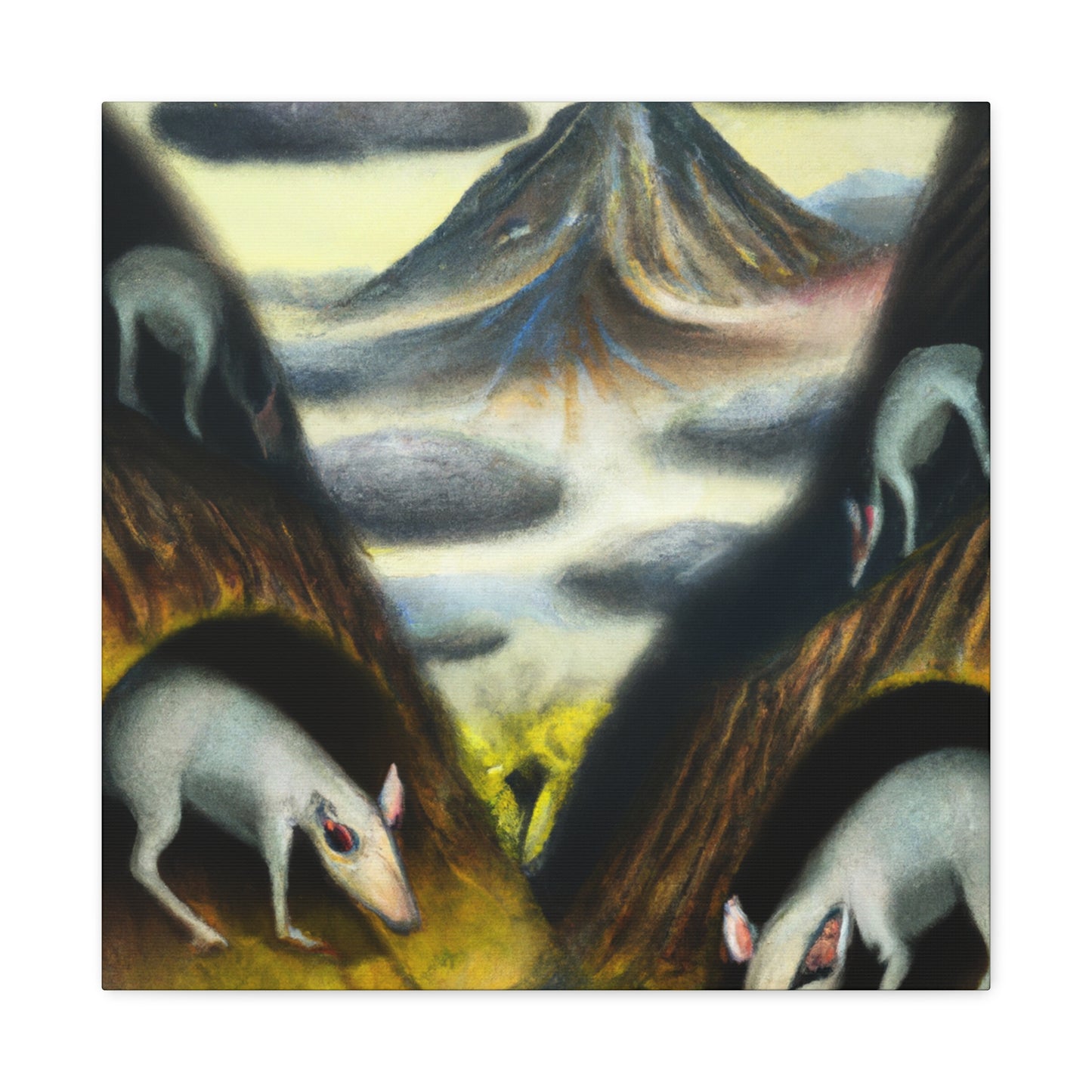 Opossum in a Dream - Canvas