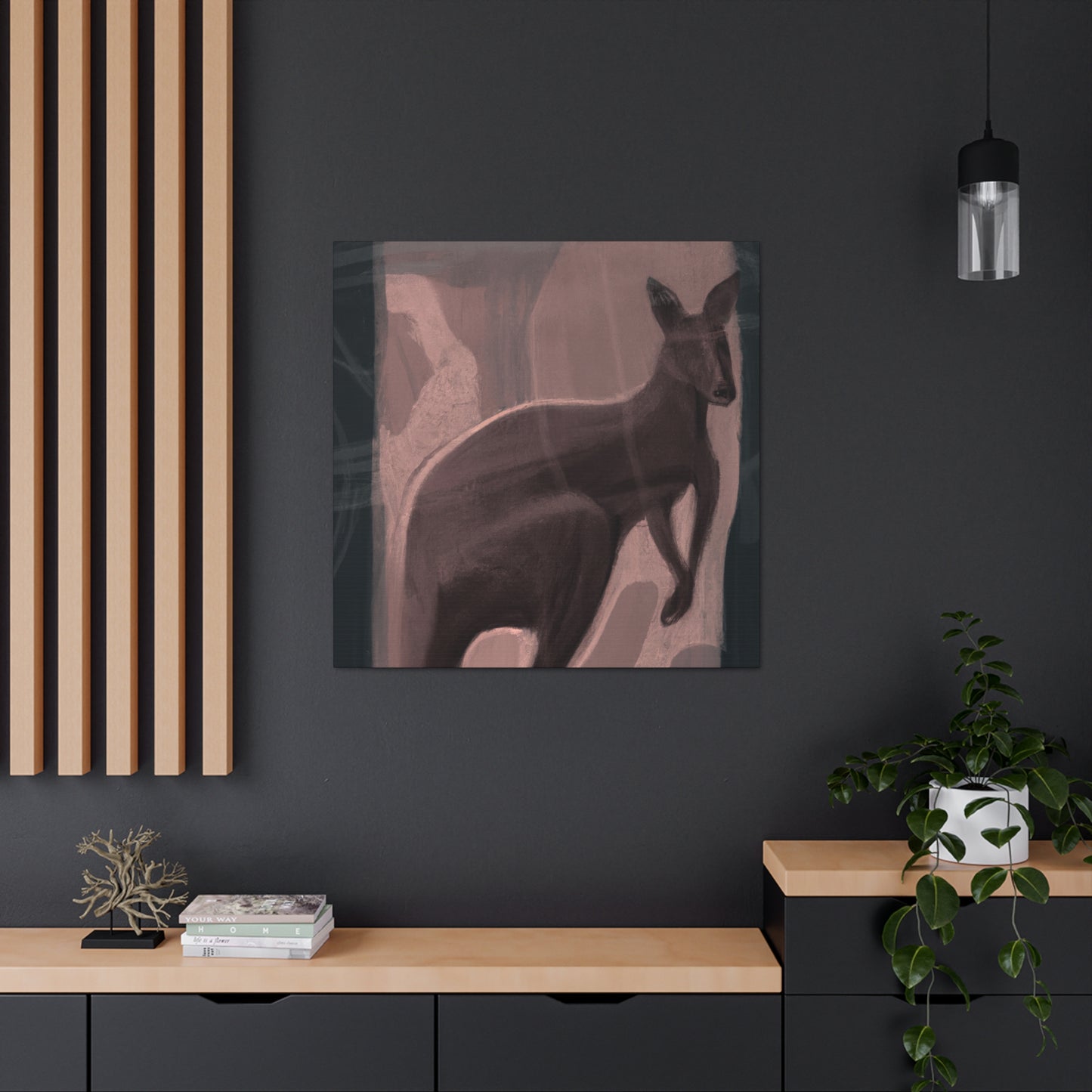 Kangaroo in Dreams. - Canvas