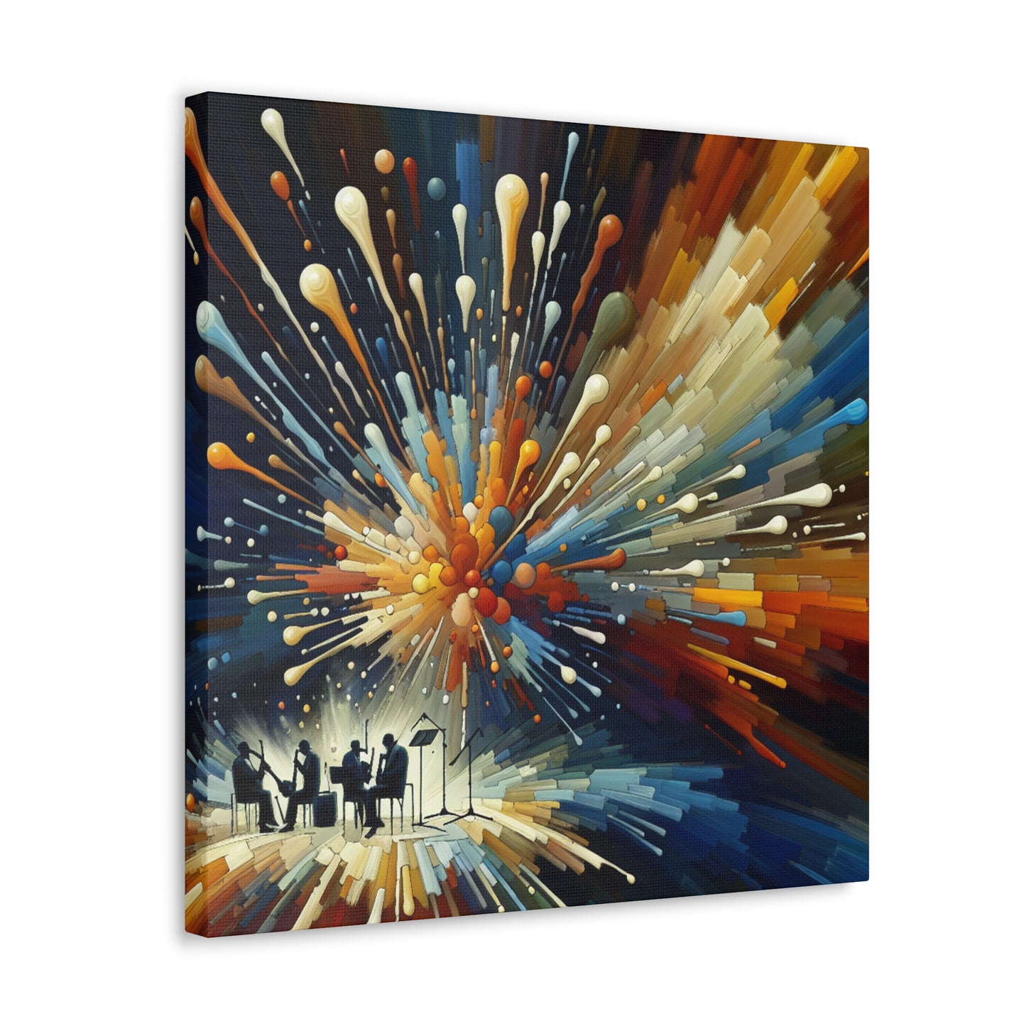 Rhythmic Night Reverie - Canvas