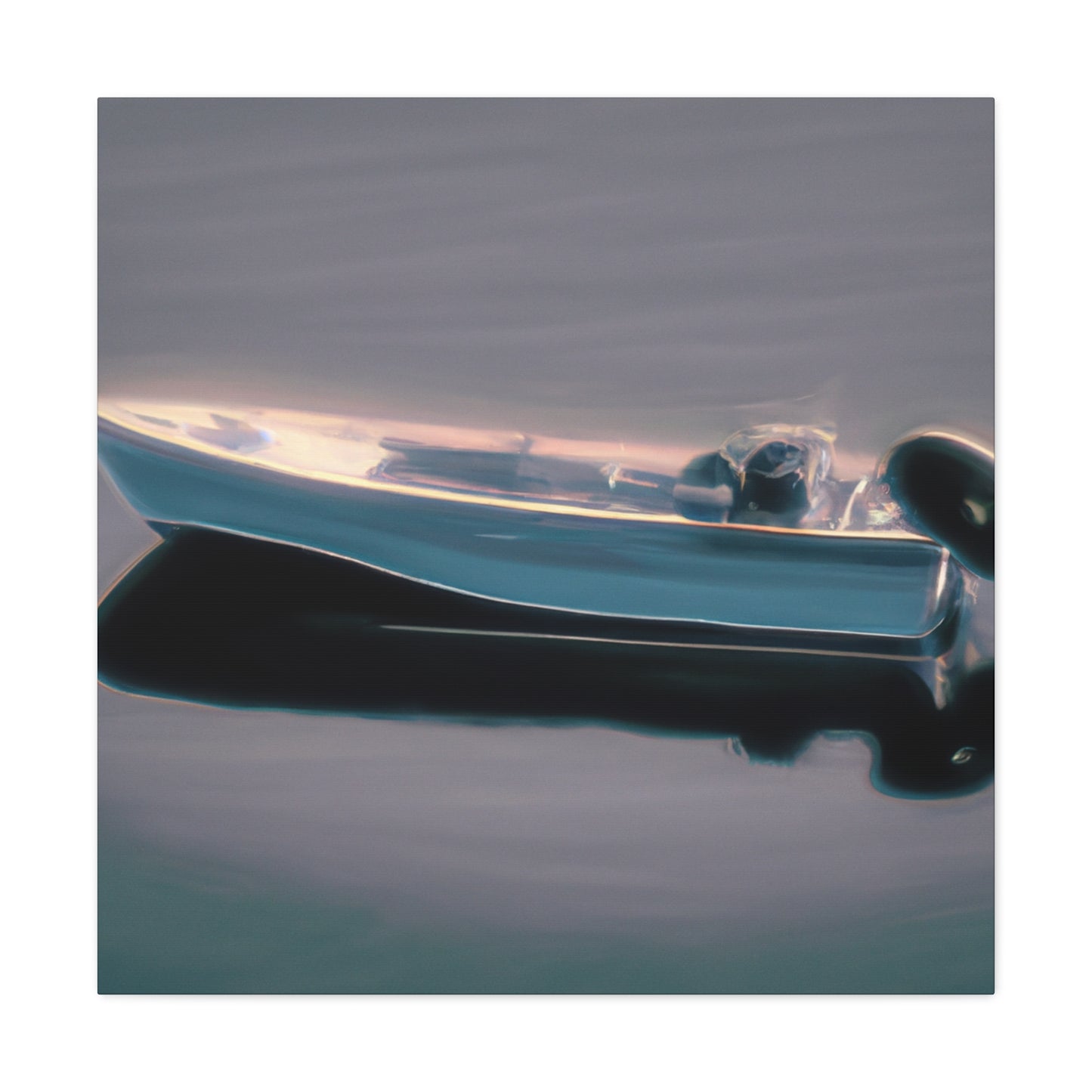 Fishing Boat Mirage Dream - Canvas