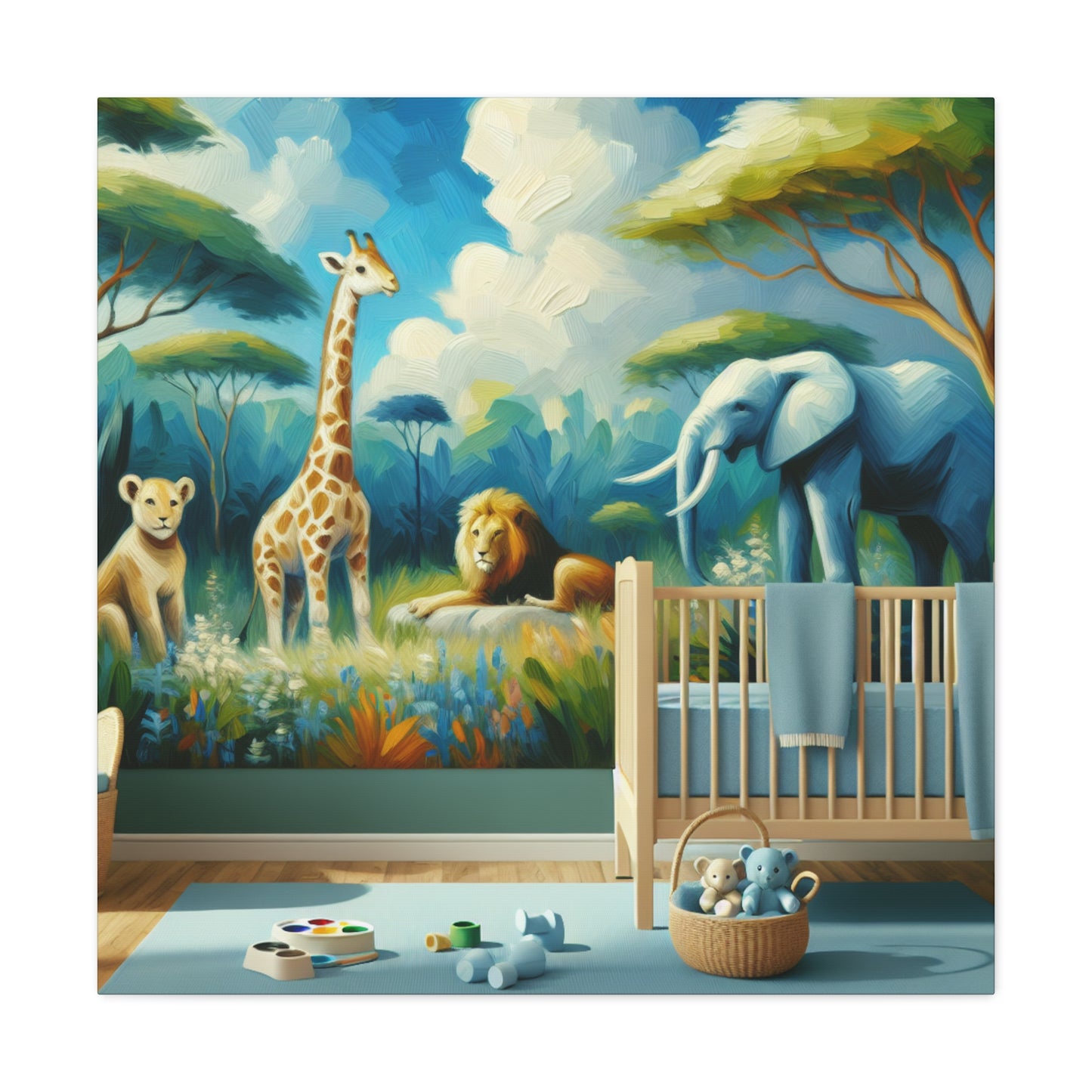 Wild Serengeti Symphony - Canvas