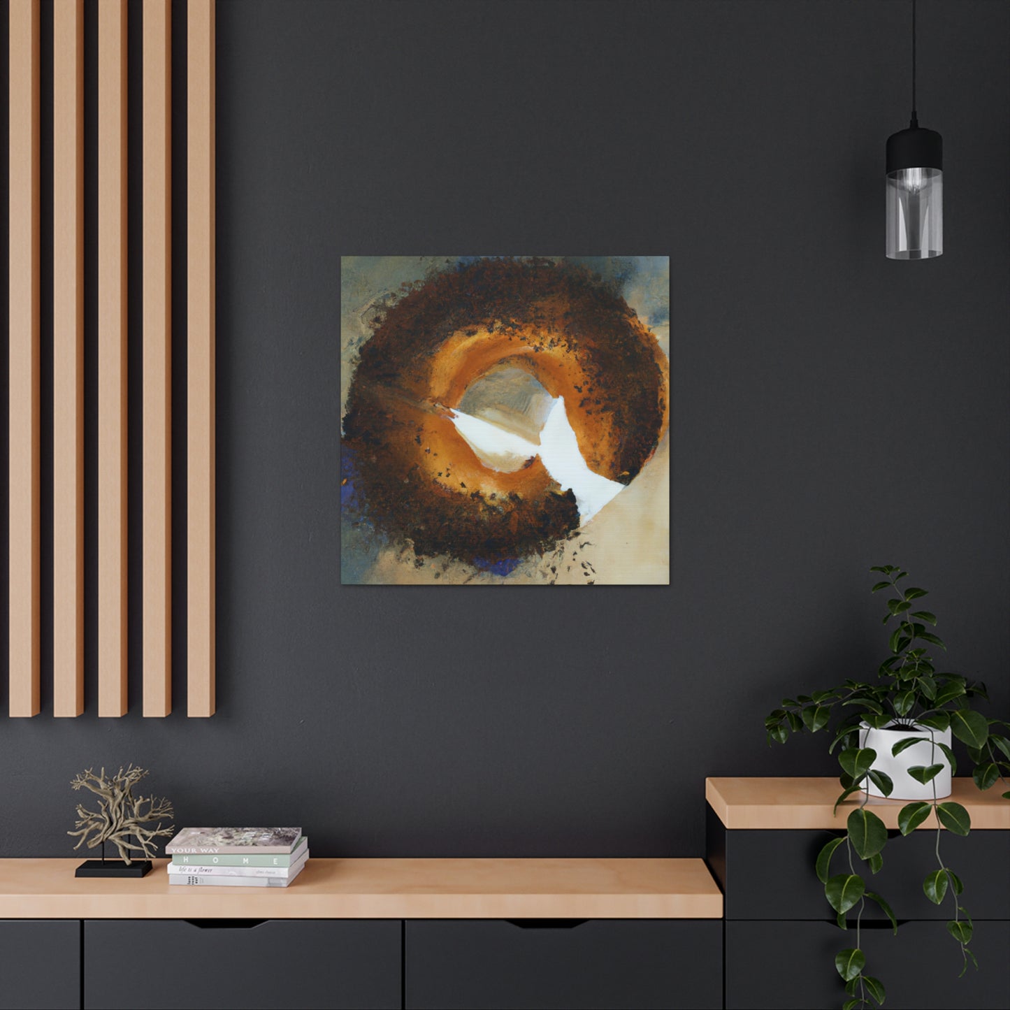 "Doughnut Delight Abstraction" - Canvas