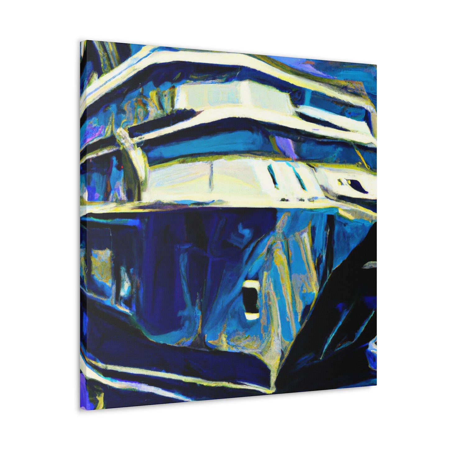 Cruise Ship Abstraction - Canvas