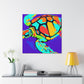 Sea Turtle Pop Brilliance - Canvas