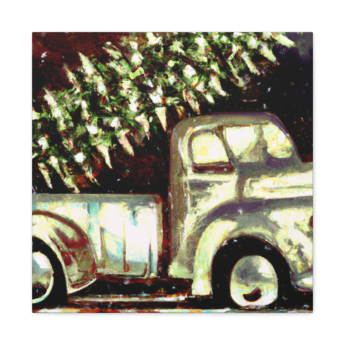 Winter Wonderland Truck - Canvas