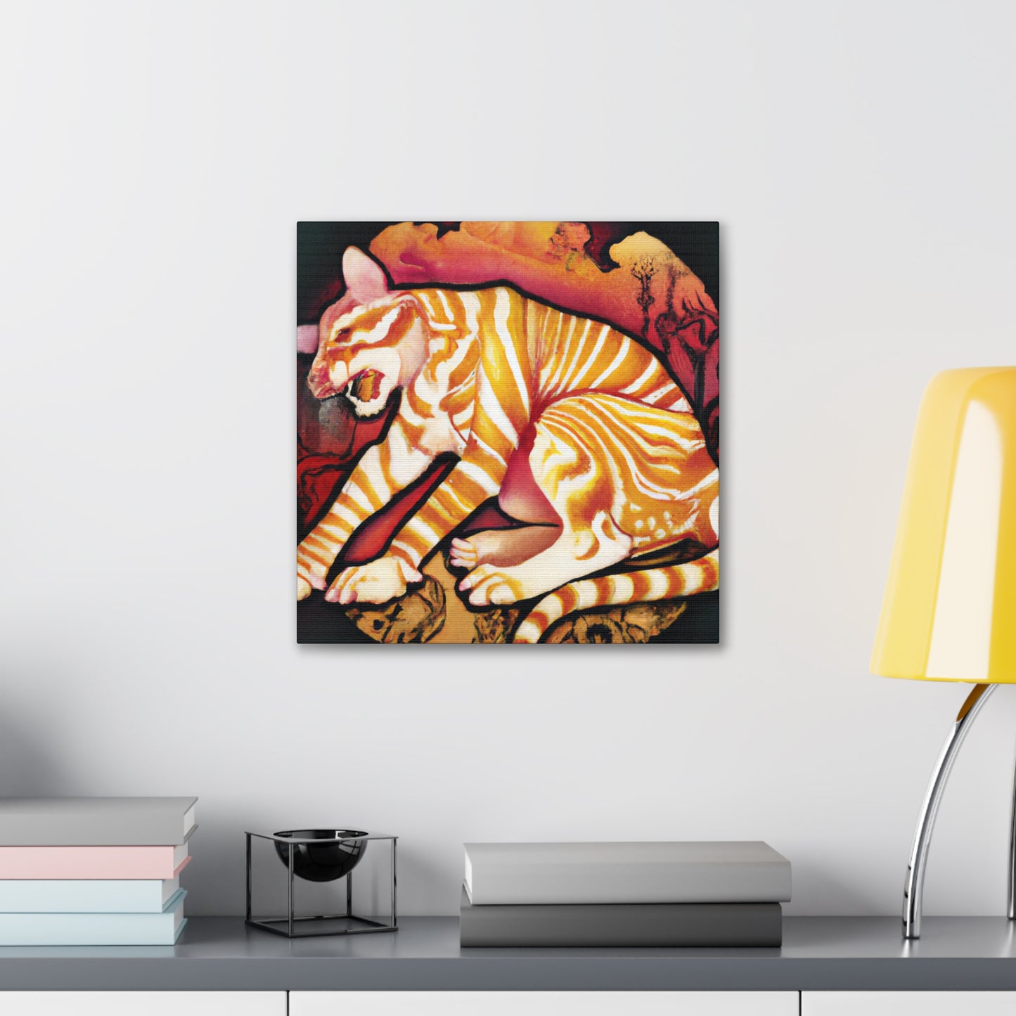 Tasmanian Tiger Mirage - Canvas