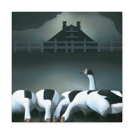 Geese in the Golden Age - Canvas