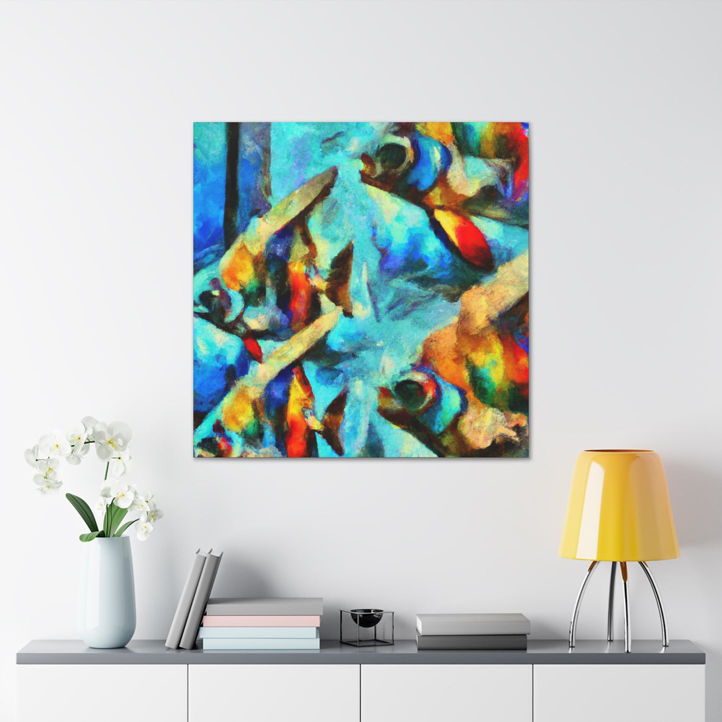 Rainbow Fish Dreamsscape - Canvas