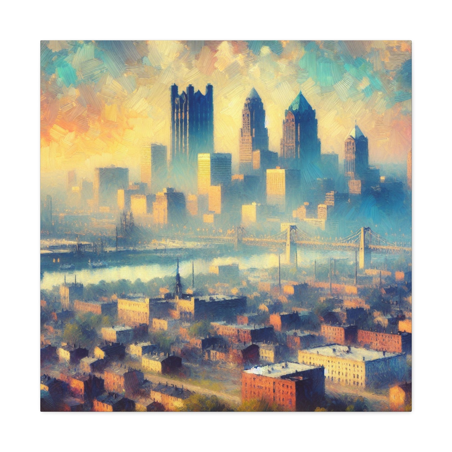 "River City Poetic Reverie" - Canvas