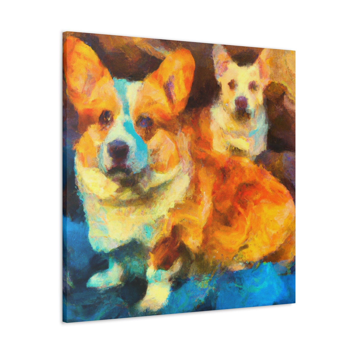 Corgi in Impressionism - Canvas