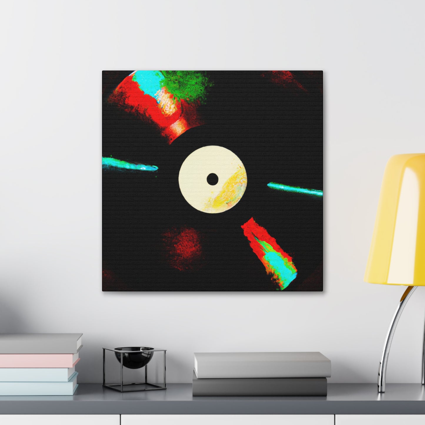 "Vinyl Record Symphony" - Canvas