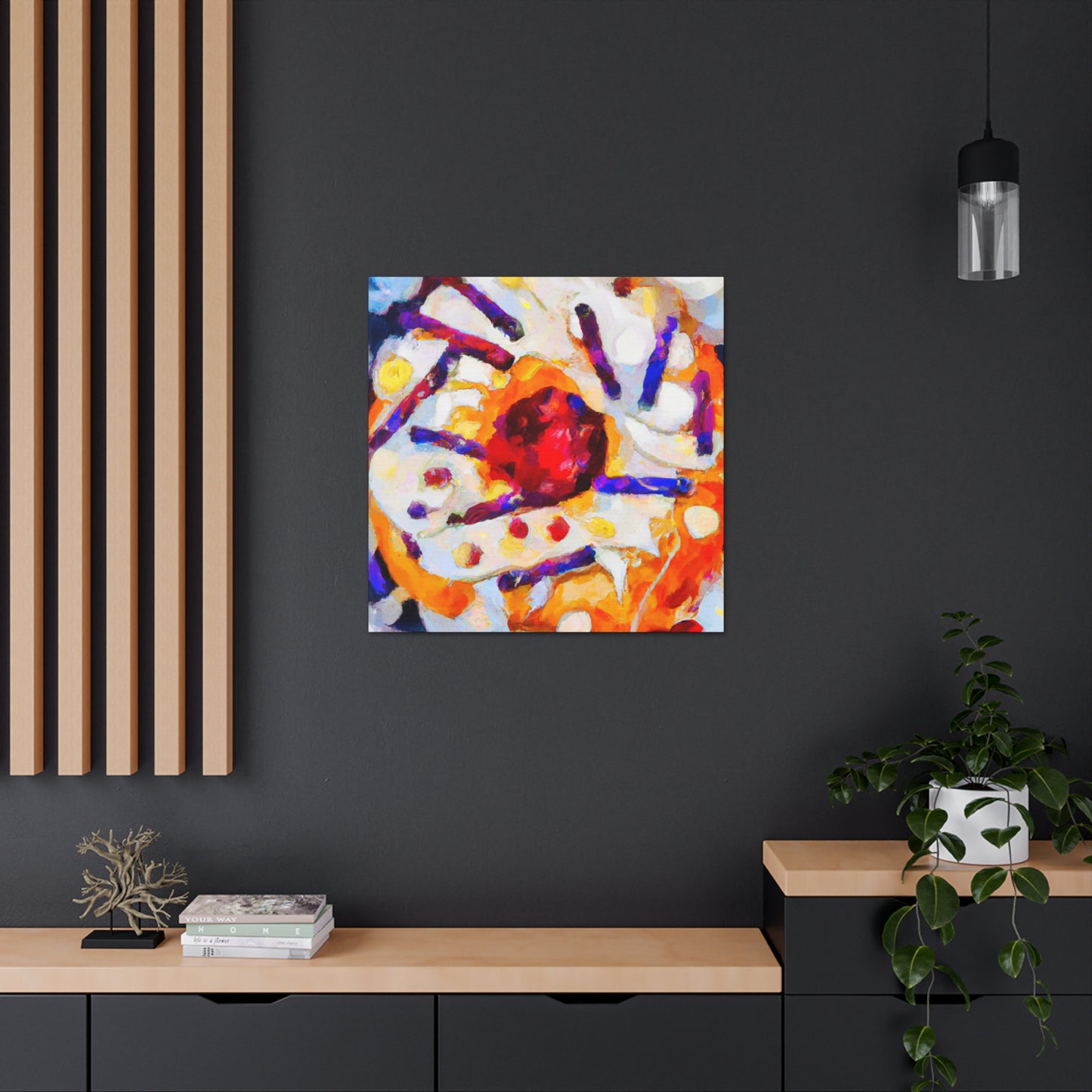 "Doughnut Abstract Harmony" - Canvas