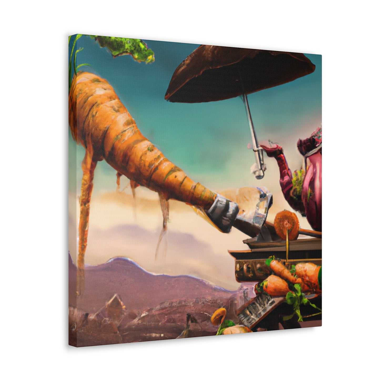 Carrot in Steampunk Era - Canvas