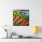 Carrots in Impressionism - Canvas