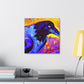 "Crow in Technicolor Dream" - Canvas