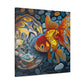 Goldfish in Dreamscape - Canvas