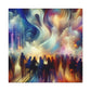 Velvet Elegance Ethereal Abstraction - Canvas