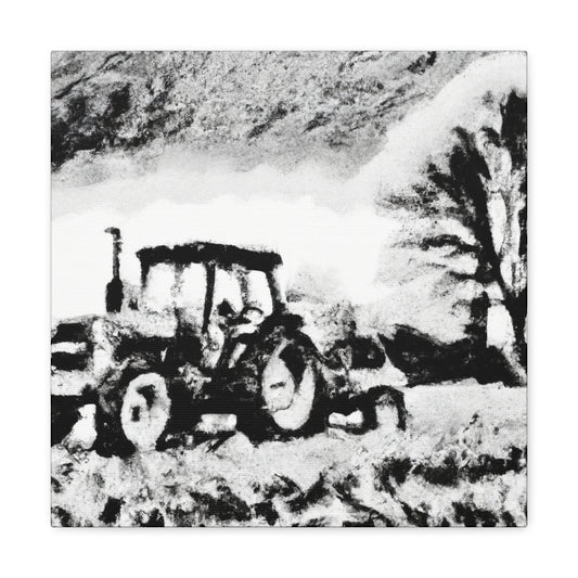 "Tractor in the Fields" - Canvas