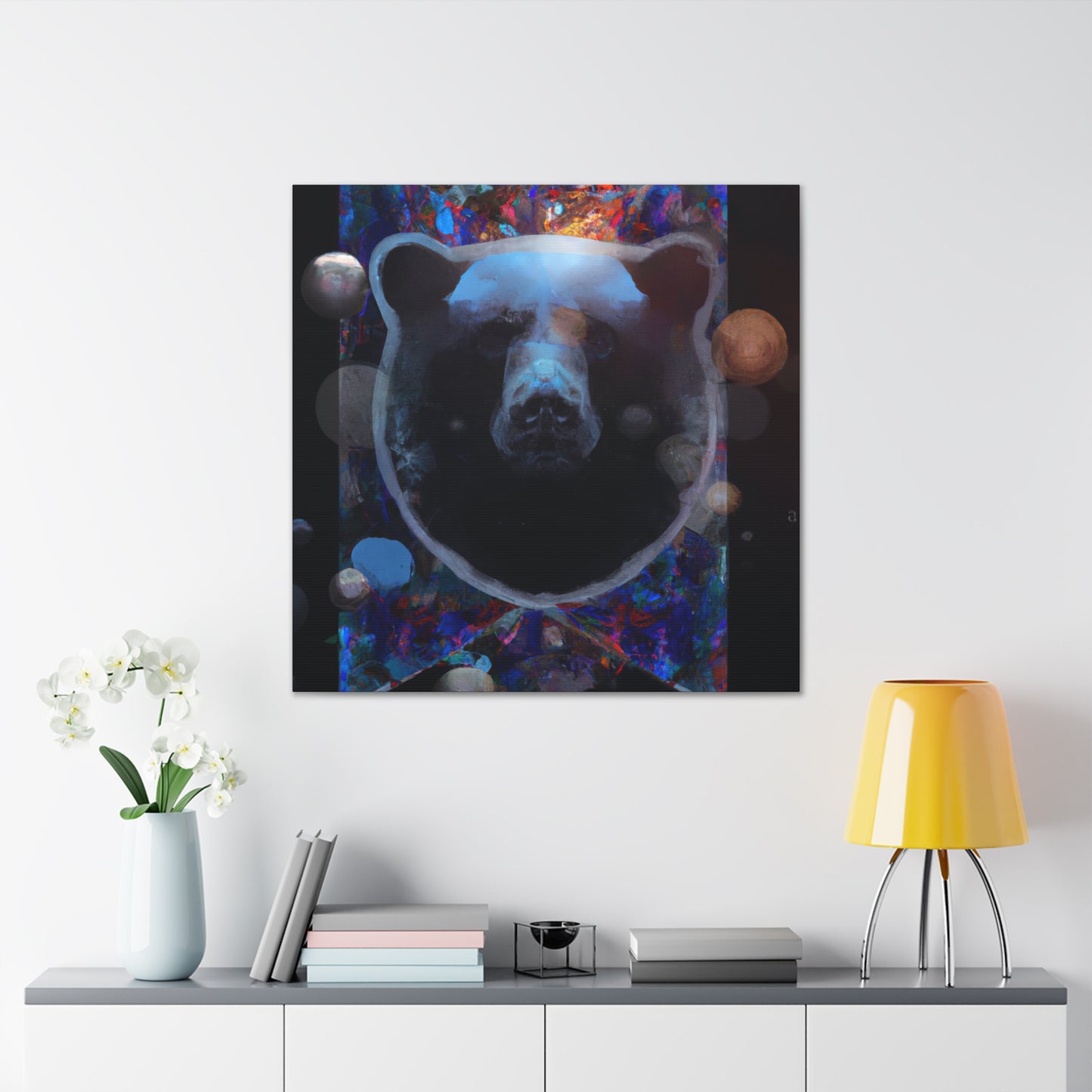 "Asiatic Black Bear Dream" - Canvas